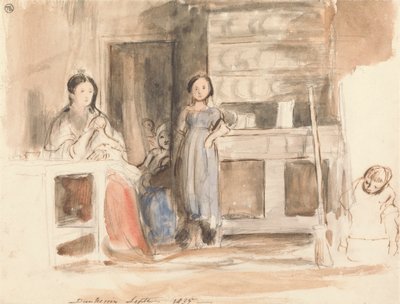 Küchenszene: Dunkerrin, September 1835 von Sir David Wilkie