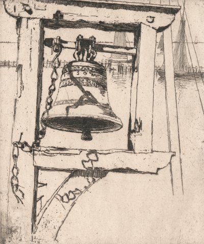 Die Dijk-Glocke, Volendam von Sir Frank Short