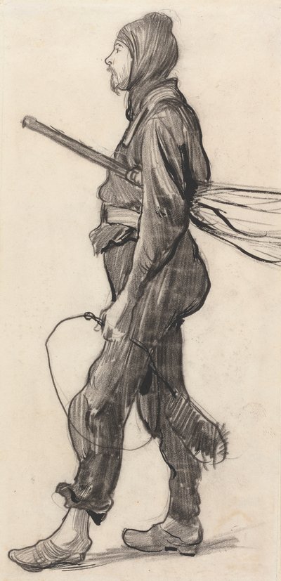 Studie eines Schornsteinfegers von Sir Hubert von Herkomer