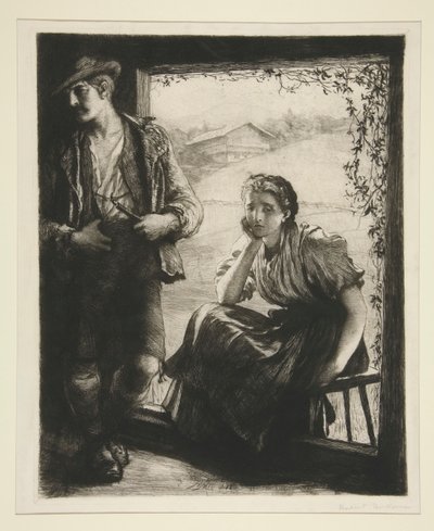 Der erste Streit von Sir Hubert von Herkomer