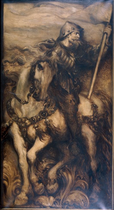 Ein Fahnenträger, 1886 von Sir John Gilbert