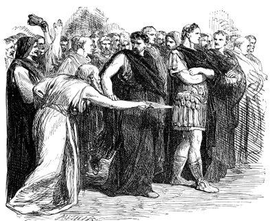 Hüte dich vor den Iden des März von Sir John Gilbert