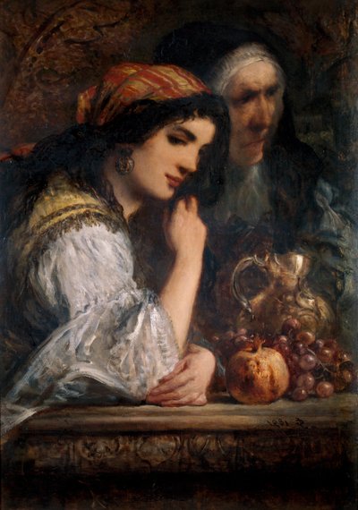 Don Quixotes Nichte und Haushälterin von Sir John Gilbert