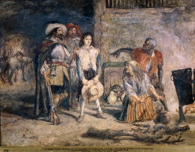 Gil Blas gefangen genommen, 1892 von Sir John Gilbert