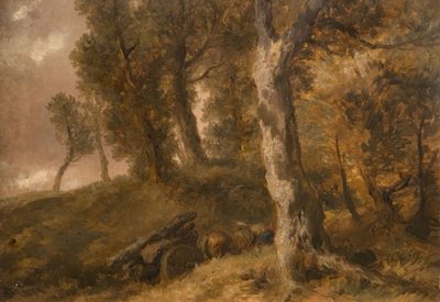 Studie von Bäumen von Sir John Gilbert