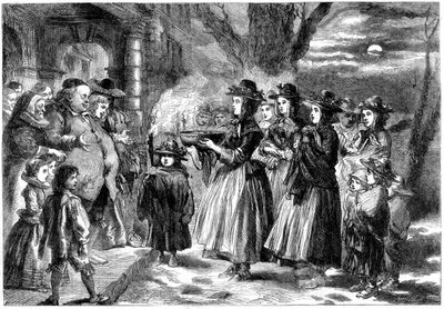 Die Wassail-Schale, 1860 von Sir John Gilbert