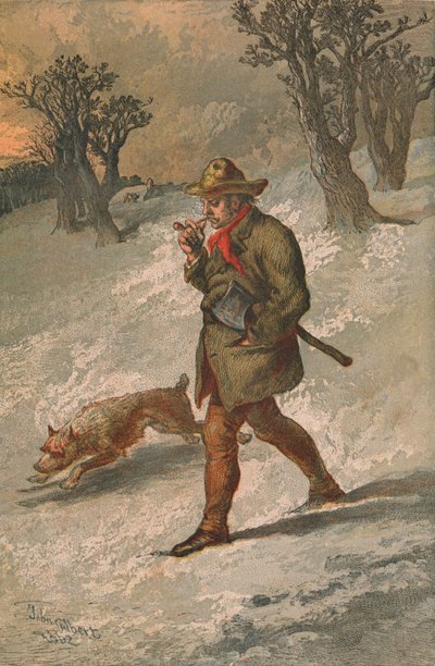 Der Holzfäller und sein Hund von Sir John Gilbert