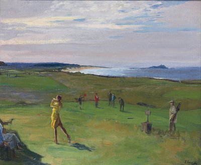Der Golfplatz, North Berwick von Sir John Lavery