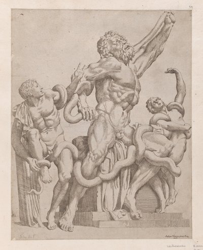 Speculum Romanae Magnificentiae: Laokoon, 1561 von Sisto Badalocchio