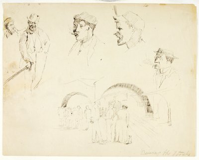 Während des Streiks von Solon H. Borglum