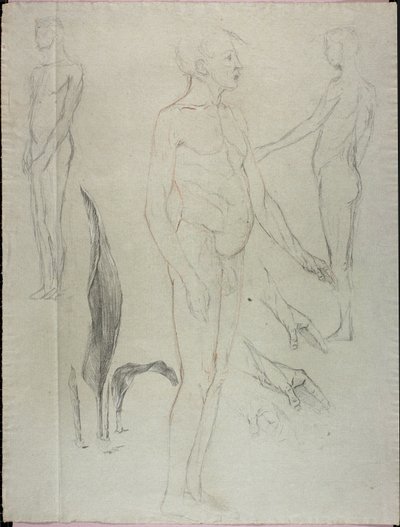 Akt und Blatt von Solon H. Borglum