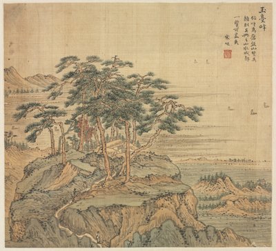 Yutai-Gipfel (Jade-Terrassen-Gipfel) von Song Xu