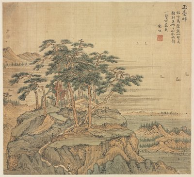 Yutai-Gipfel Jade-Terrassen-Gipfel, 1500er Jahre von Song Xu