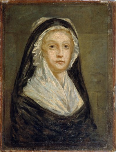 Marie Antoinette in der Conciergerie, 1793 von Sophie Prieur