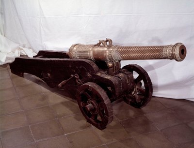 Bronzekanone von Francisco Ballesteros von Spanish School