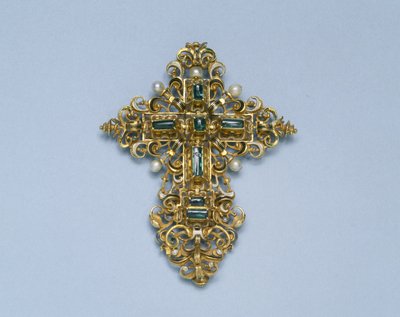Anhänger eines Kreuzes, 1550-1600 von Spanish School