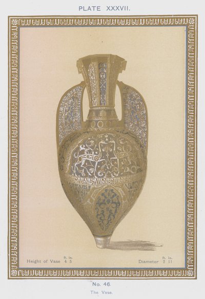 Die Vase (Farblithografie) von Spanish School