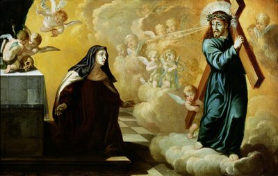 Die Vision der hl. Teresa von Spanish School