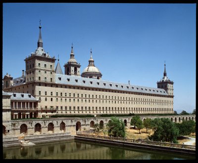 Ansicht des Klosters und des Königlichen Sitzes von Spanish School