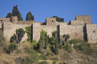 Mauern der Alcazaba von Spanish School