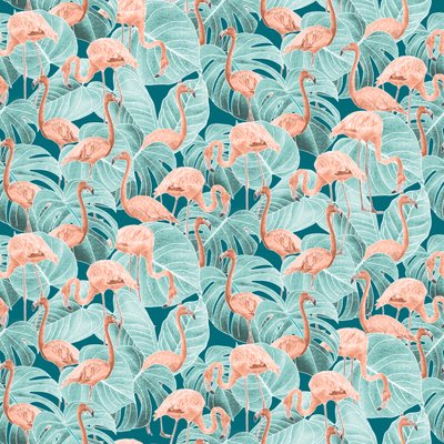 Flamingomuster, 2020 von Stacy Hsu
