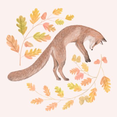 Springender Fuchs von Stacy Hsu