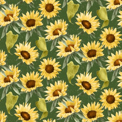 Sonnenblumenmuster, 2020 von Stacy Hsu