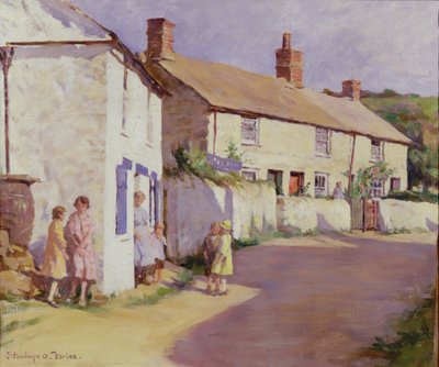 Dorfszene, Newlyn von Stanhope Alexander Forbes