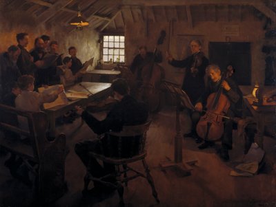Die Dorfphilharmonie von Stanhope Alexander Forbes