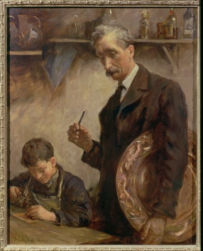 Junger Lehrling, Newlyn Kupferwerke von Stanhope Alexander Forbes