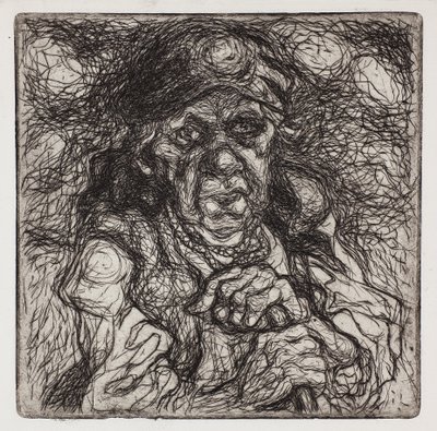 Alte Bäuerin von Stanisław Osostowicz