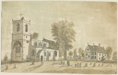 Hanbury Kirche von Stebbing Shaw
