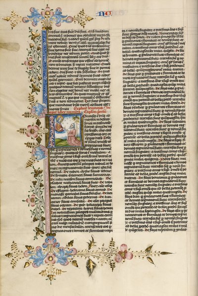 Initiale L: Gott spricht zu Moses von Stefan Lochner