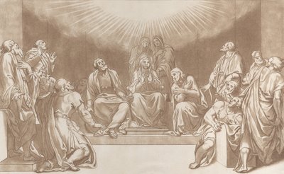 Herabkunft des Heiligen Geistes, 1760-90 von Stefano Mulinari
