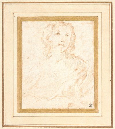 Eine junge Frau, Halbfigur von Stefano della Bella
