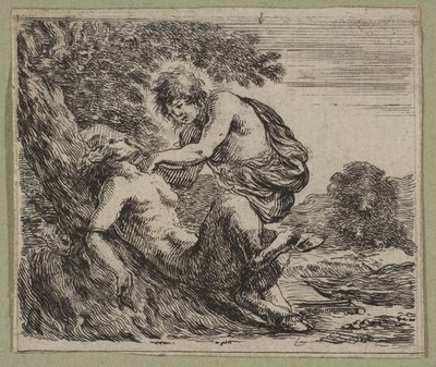 Apollon und Marsyas, 1644 von Stefano della Bella