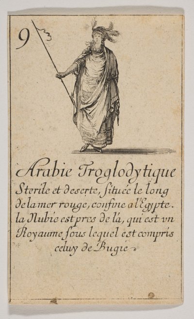 Arabie Troglodytique, 1644 von Stefano della Bella
