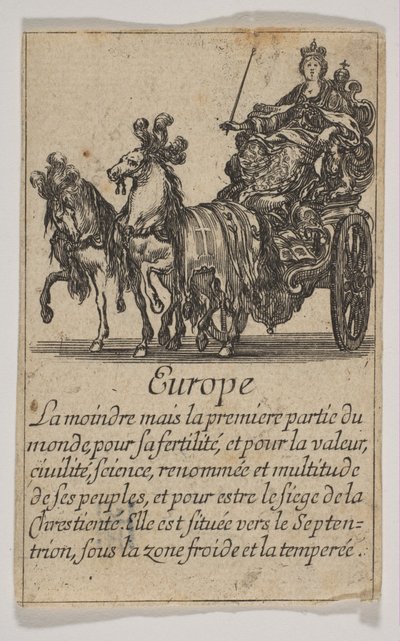 Europa, 1644 von Stefano della Bella