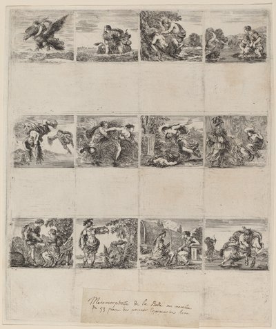 Mythologische Spielkarten von Stefano della Bella