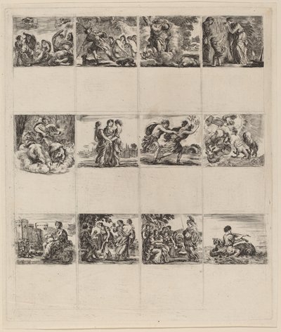 Mythologische Spielkarten, 1644 von Stefano della Bella
