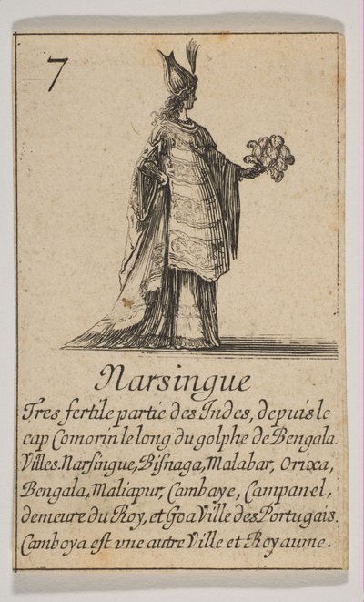 Narsingue, 1644 von Stefano della Bella