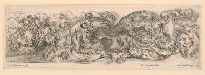Ornamente von Friesen und Laubwerk von Stefano della Bella