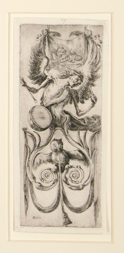 Ornamenti o grottesche, Satz von zwölf von Stefano della Bella