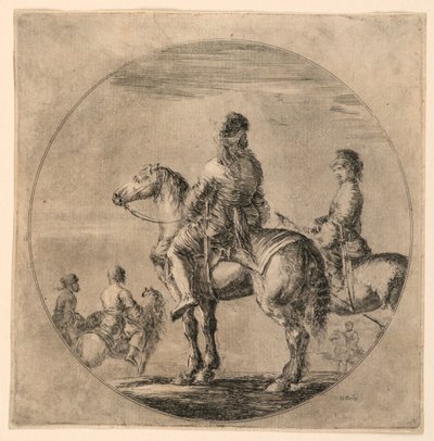 Polnische Reiter von Stefano della Bella