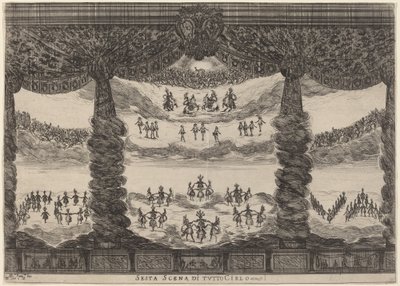 Sesta Scena di Tutto Cielo, 1637 von Stefano della Bella