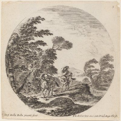 Windgepeitschte Reiter von Stefano della Bella