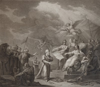 Allegorie des Vertrags von Jassy, 1792 von Stephanoff