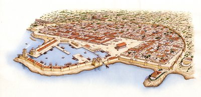 Cäsarea, Palästina, ca. 13-70 von Stephen Conlin