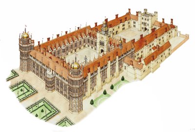 Nonsuch Palace, Surrey, ca. 1540-1600 von Stephen Conlin