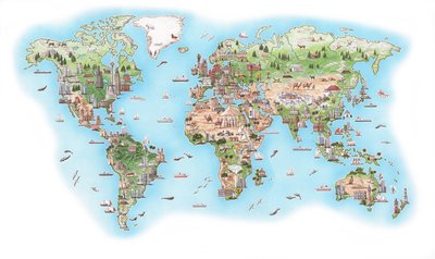 Bildatlas der Welt (gezeichnet 1998) von Stephen Conlin